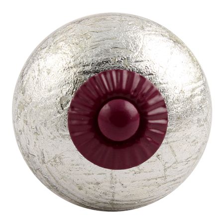 Silver Purple Fitting Round Ceramic Knob